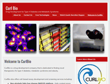 Tablet Screenshot of curlbio.com